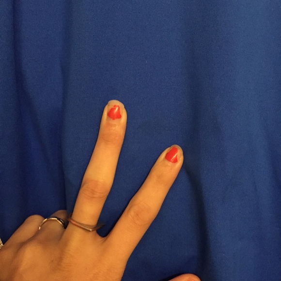 Athleta Blue long sleeve workout top shirt M - Picture 12 of 13